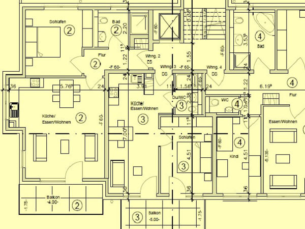 Aufteilungspläne Gerne Architekten GmbH, Renningen
